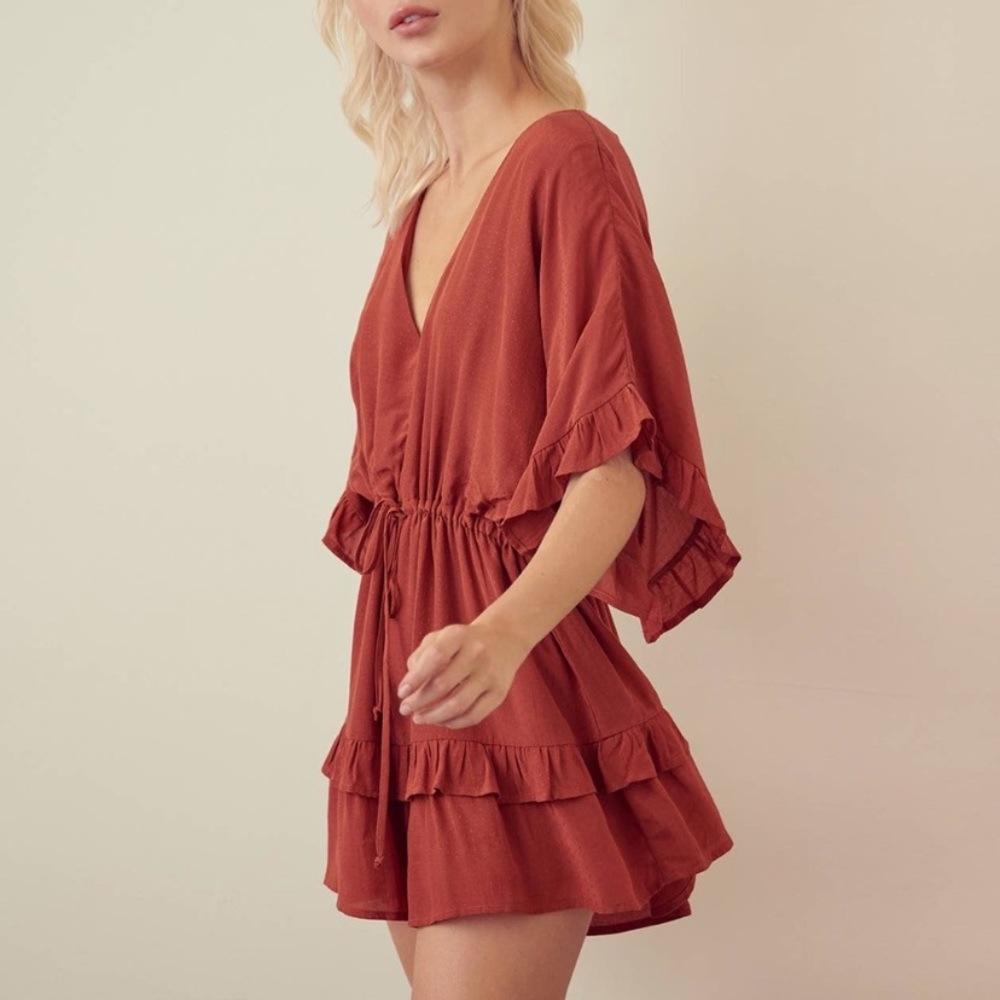 Rust Orange Romper - Picture 3 of 3